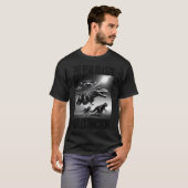 Ufos Hunt T-Rex Dino Aussterben wirkliche Gründe T-Shirt (Vorne ganz)