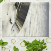 Ufos im Flug Geschirrtuch (Gefaltet)