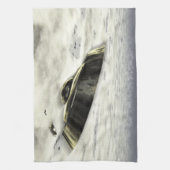 Ufos im Flug Geschirrtuch (Vertikal)