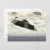 UFOs in Flight Postcard Postkarte (Vorne/Hinten)