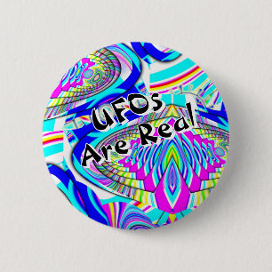UFOs sind real ( Sie können die Wörter ändern ) Button