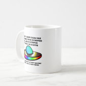 UFOs Stupid People Funny Mug Kaffeetasse (Vorderseite Links)