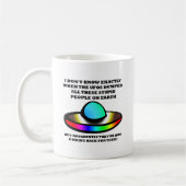 UFOs Stupid People Funny Mug Kaffeetasse (Links)
