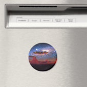 UFOs über Monument Valley Magnet (In Situ (Geschirrspüler))