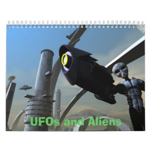 UFOs und alien-Kalender Kalender