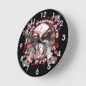 Ufouhr Runde Wanduhr (Winkel)