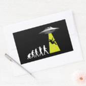 UFOvolution Rechteckiger Aufkleber (Umschlag)