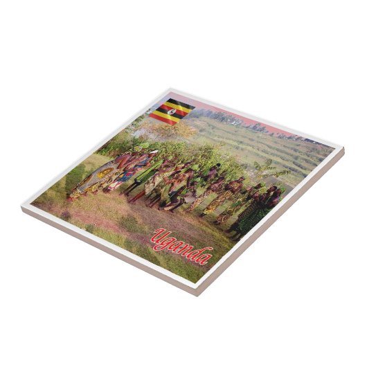 UG003 UGANDA, Batwa, Afrika, Fliese (Seite)