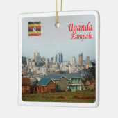 UG005 KAMPALA, Skyline, Uganda, Afrika, Keramikornament (Links)