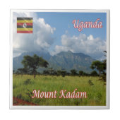 UG009 UGANDA, Mount Kadam, Afrika, Fliese (Vorderseite)