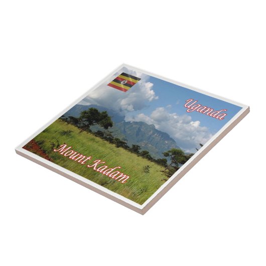 UG009 UGANDA, Mount Kadam, Afrika, Fliese (Seite)