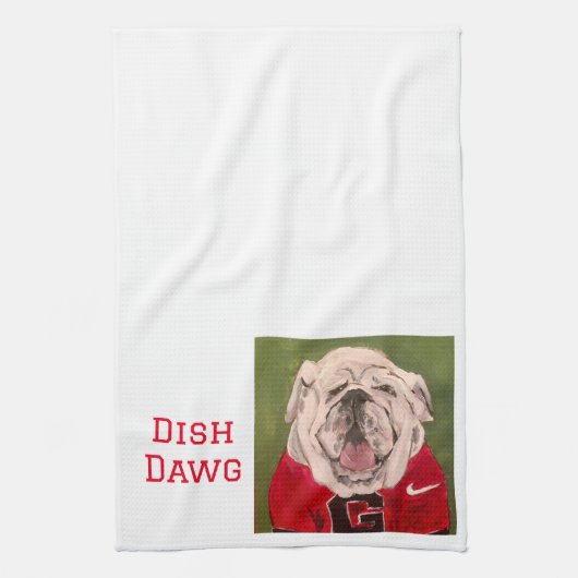 UGA Dawg Geschirrtuch (Vertikal)