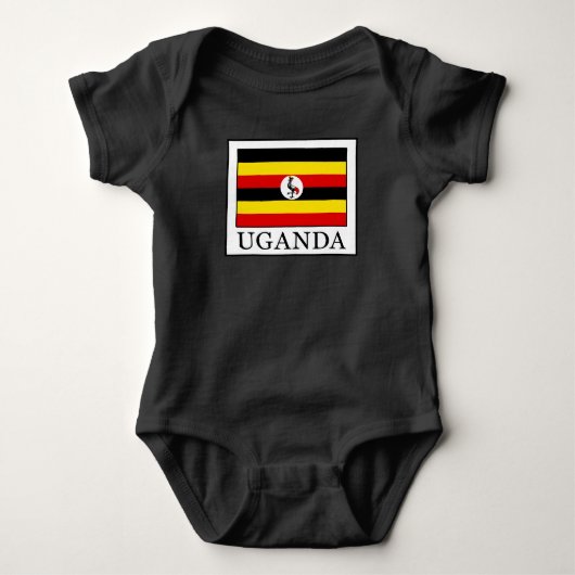 Uganda Baby Strampler (Vorderseite)