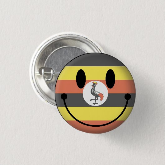 Uganda Button (Vorne & Hinten)