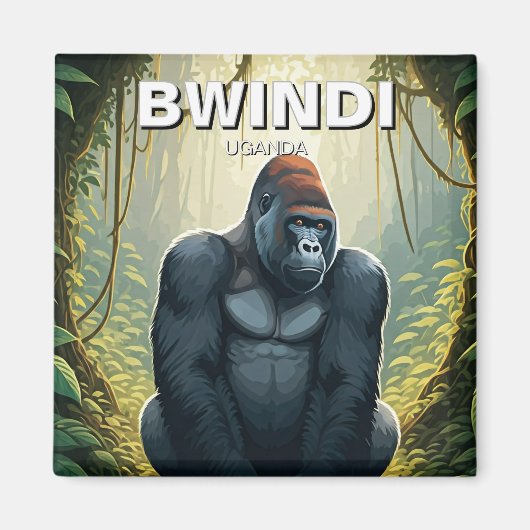 Uganda Bwindi Impenetrable National Park Magnet (Vorne)