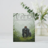 Uganda Bwindi Impenetracking Forest National Park Postkarte (Stehend Vorderseite)