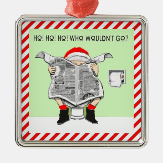 Uganda Christmas Sweater Awards Silbernes Ornament (Vorne)