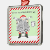 Uganda Christmas Sweater Awards Silbernes Ornament (Links)