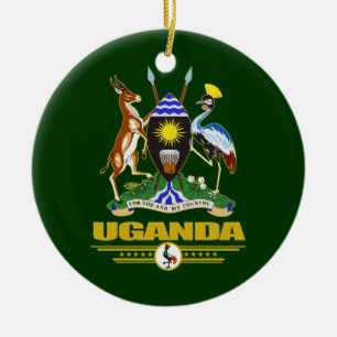 Uganda COA Keramik Ornament