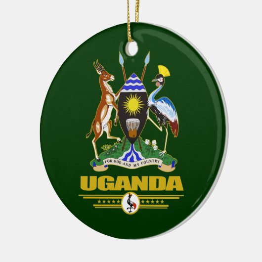 Uganda COA Keramik Ornament (Links)