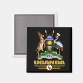 Uganda COA Magnet (Vorderseite/Rückseite)