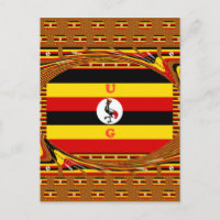 Uganda, die Perle Afrikas Kunst Print