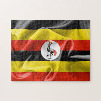 Uganda Flag 11" x 14" Foto Puzzle mit Geschenkboxe