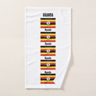 UGANDA FLAG Anpassbare Foto-Gym Handtuch
