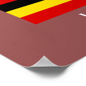 Uganda Flag Classic Flag Poster (Ecke)