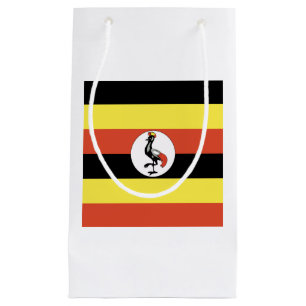 Uganda Flag Emblem Kleine Geschenktüte