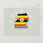 Uganda Flag Karte 2.0 (Vorderseite)