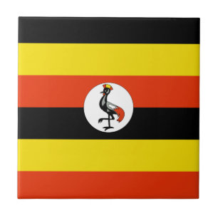 Uganda Flag Keramik Tile Fliese