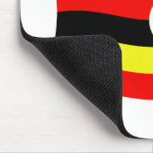 Uganda Flag Mousepad (Ecke)