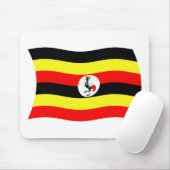 Uganda Flag Mousepad (Mit Mouse)