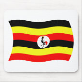 Uganda Flag Mousepad (Vorne)