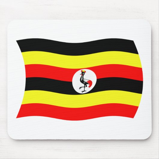 Uganda Flag Mousepad (Vorne)