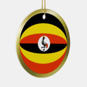 Uganda Flag Ornament (Rechts)