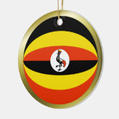 Uganda Flag Ornament (Links)