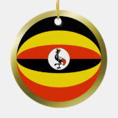 Uganda Flag Ornament (Hinten)