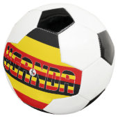 Uganda Flag Patriotic Fußball (Dreiviertel)