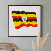 Uganda Flag Poster