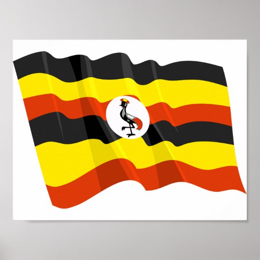 Uganda Flag Poster (Vorne)
