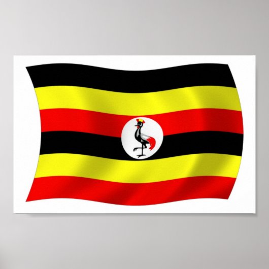 Uganda Flag Poster Print (Vorne)