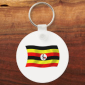 Uganda Flag Schlüsselanhänger (Vorderseite)