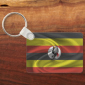 Uganda Flag Schlüsselanhänger (Rückseite)