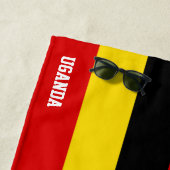 Uganda Flag Splendid Patriotic Strandtuch (Beispiel)