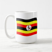 Uganda Flag-Tasse Kaffeetasse (Links)