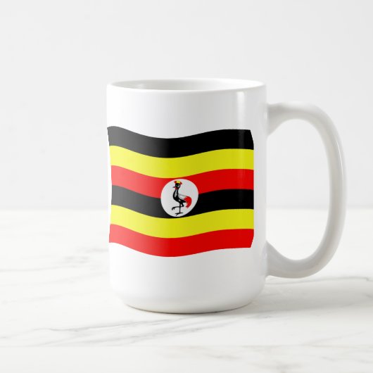 Uganda Flag-Tasse Kaffeetasse (Rechts)