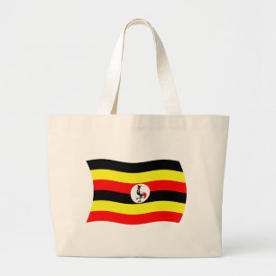 Uganda Flag Tote Bag Jumbo Stoffbeutel