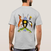 Uganda Flag Unabhängigkeit Feier T-Shirt (Rückseite)